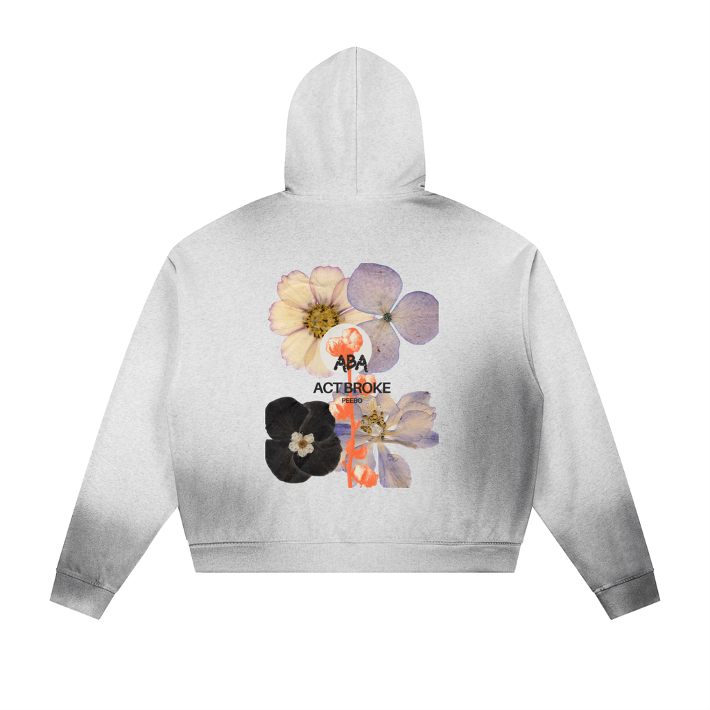 ABA FLORAL ZIP UP