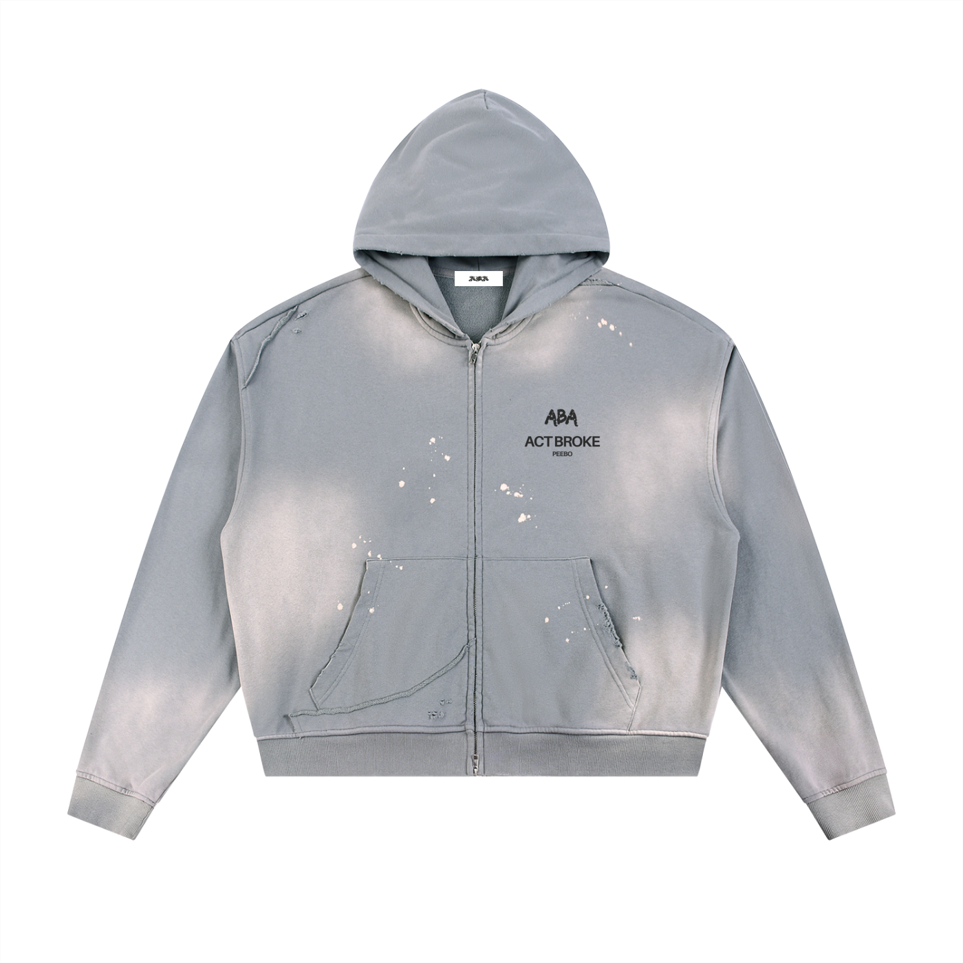 ABA FLORAL ZIP UP