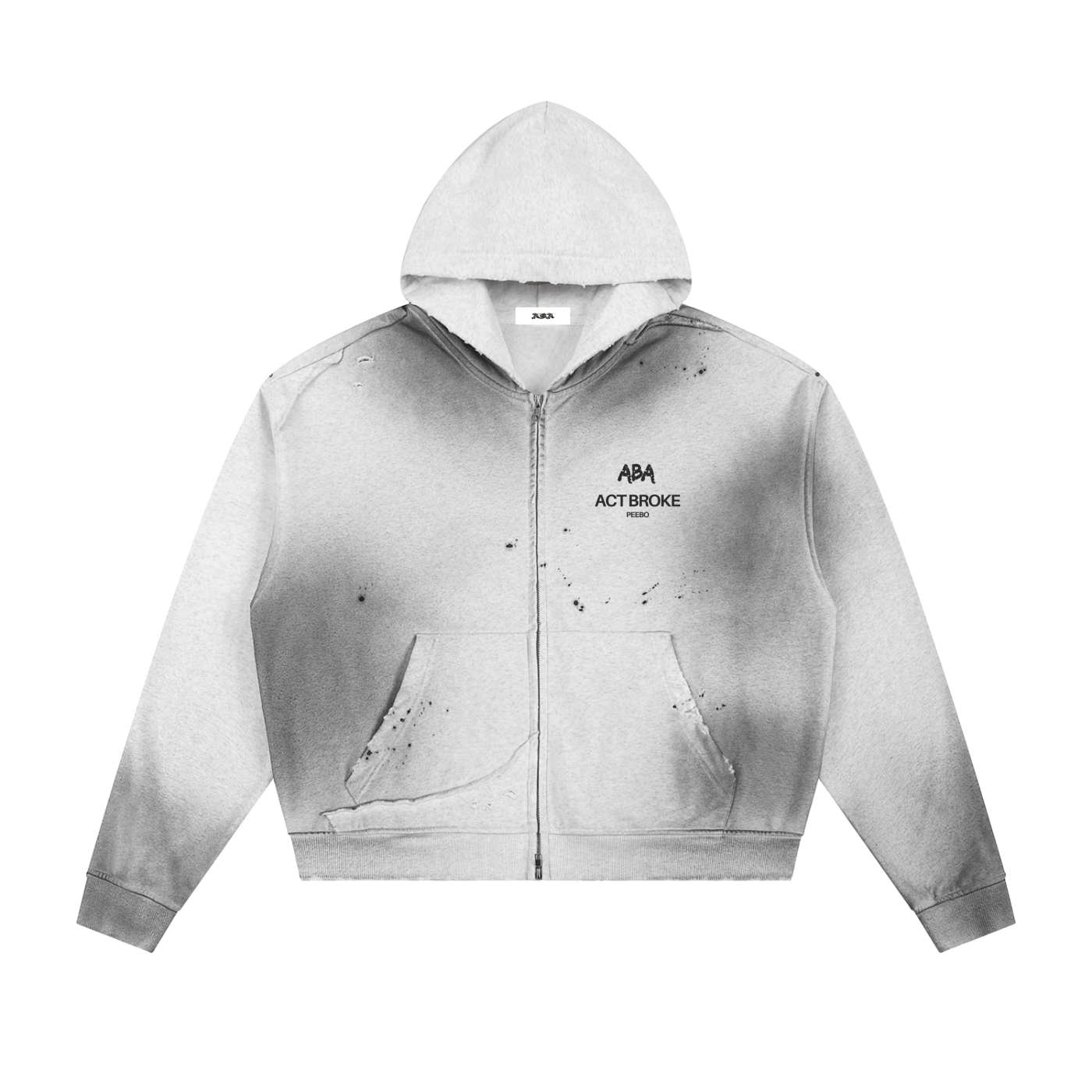 ABA FLORAL ZIP UP
