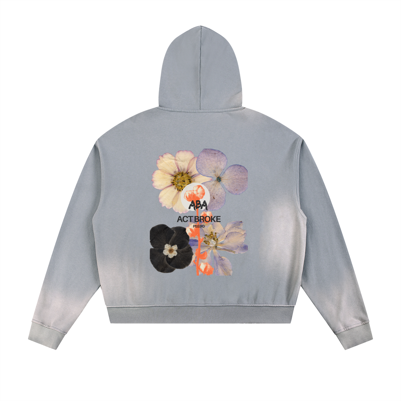 ABA FLORAL ZIP UP